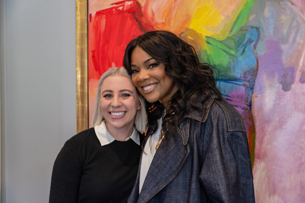 Gabrielle Union visit to Encircle House. Salt Lake City 