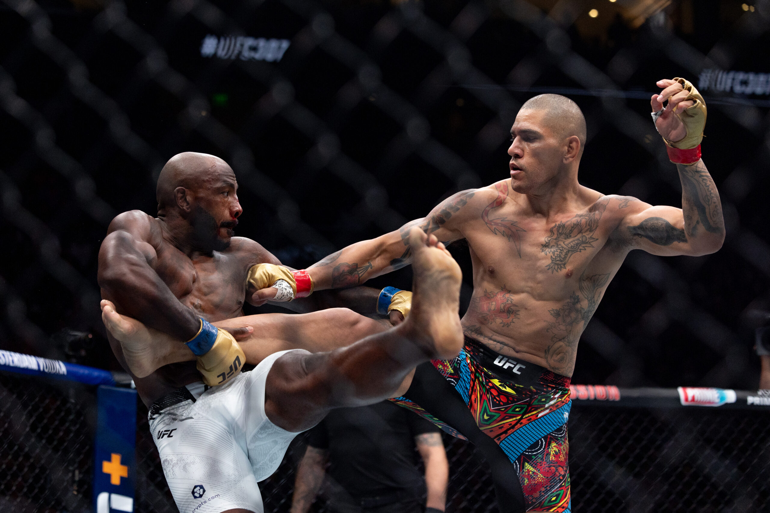 UFC fight night action