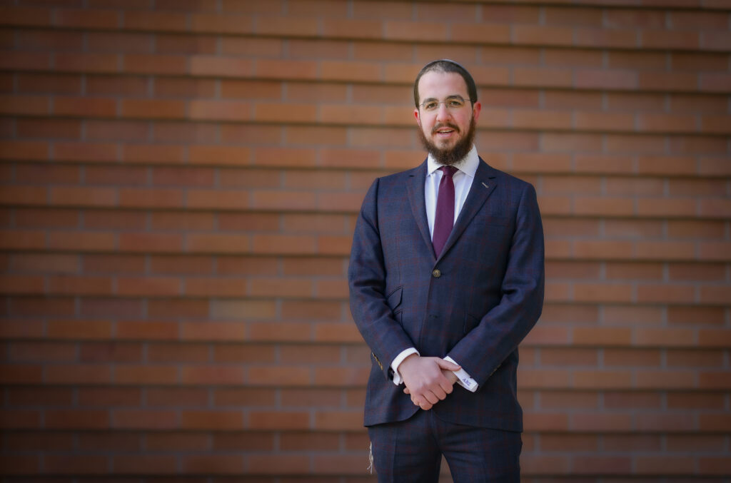 Professional portrait of Rabbi Avremi Zippel, community religious leader in Salt Lake City, Utah