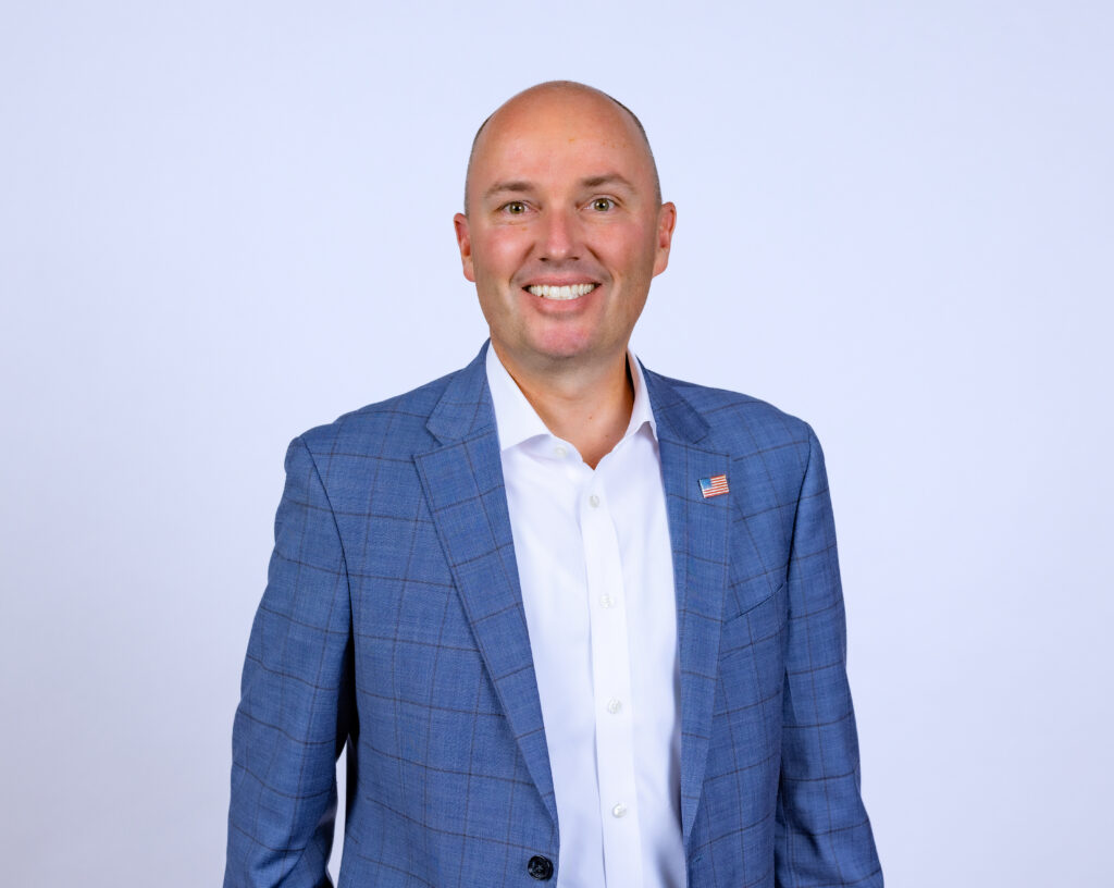 Professional headshot of Spencer Cox, Governor of Utah in Salt Lake City