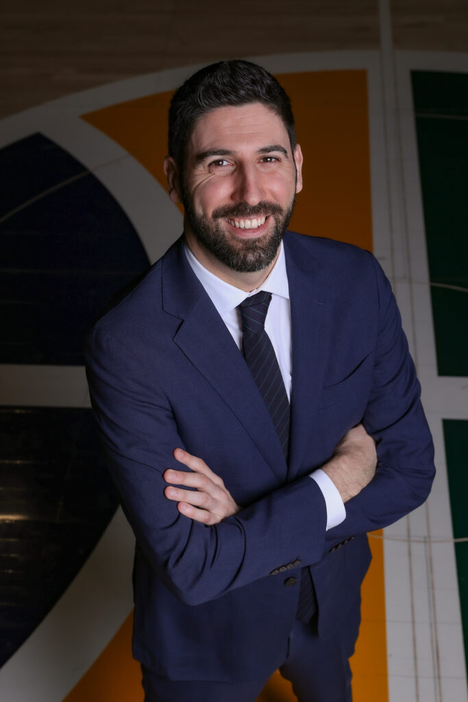 Professional headshot of NBA Coach, in Salt Lake City
