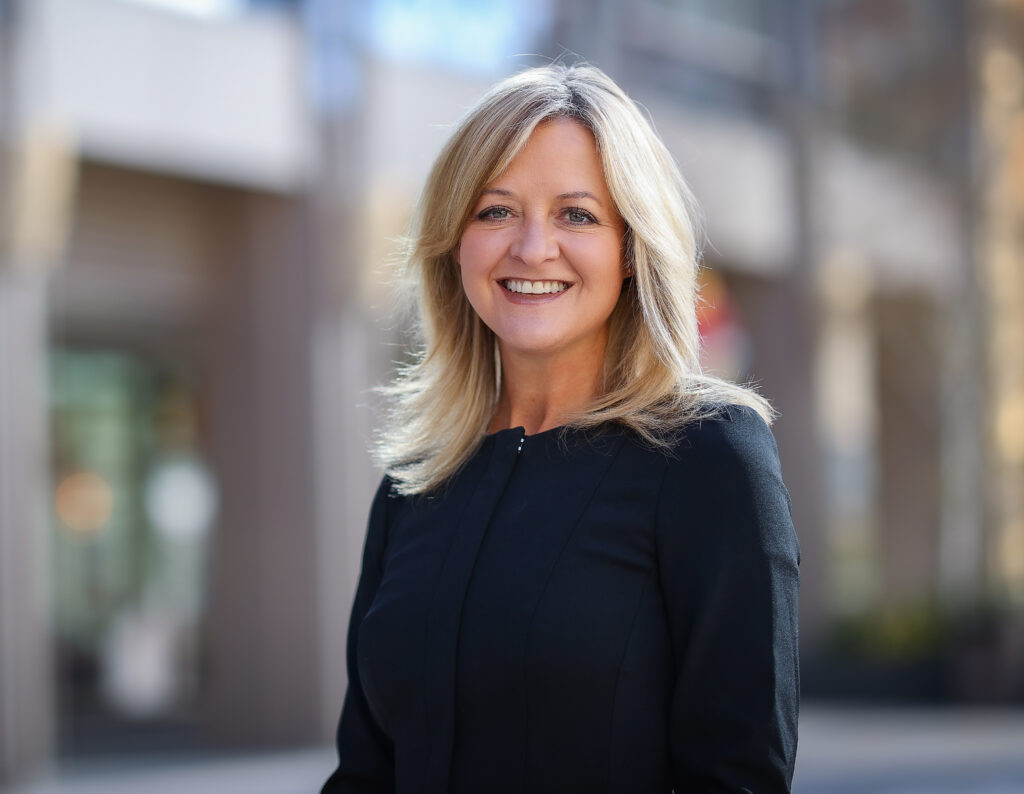 Professional headshot of a female business leader in Salt Lake City, Utah